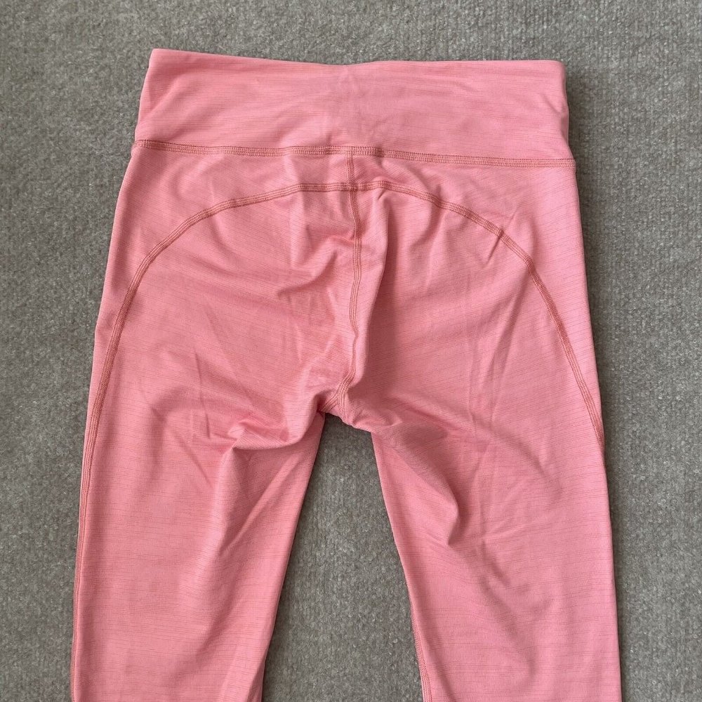 Outdoor Voices Leggings Womens Medium Pink Cropped 24" Inseam Active Workout - Picture 10 of 11